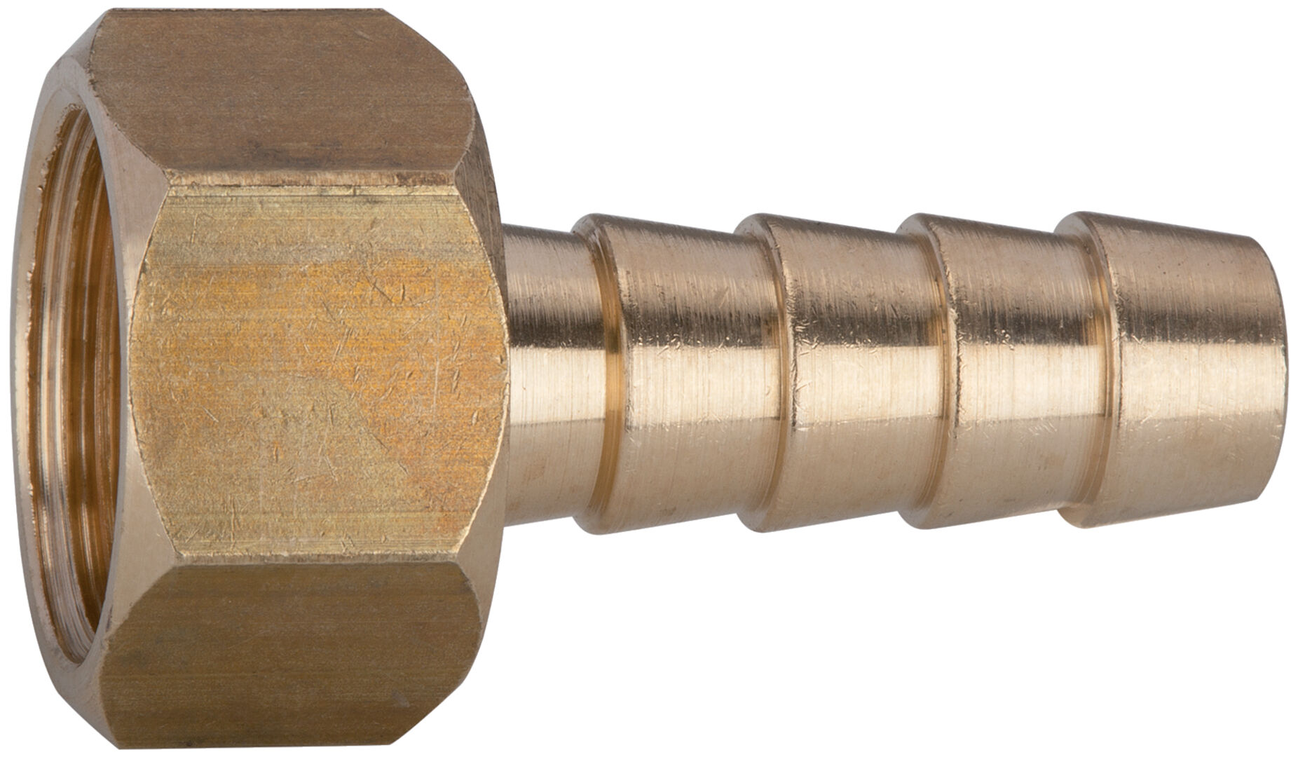 RIEGLER AUFSCHRAUBSCHLAUCHTÜLLE MESSING IG G3/4",LW 16 SW 30mm