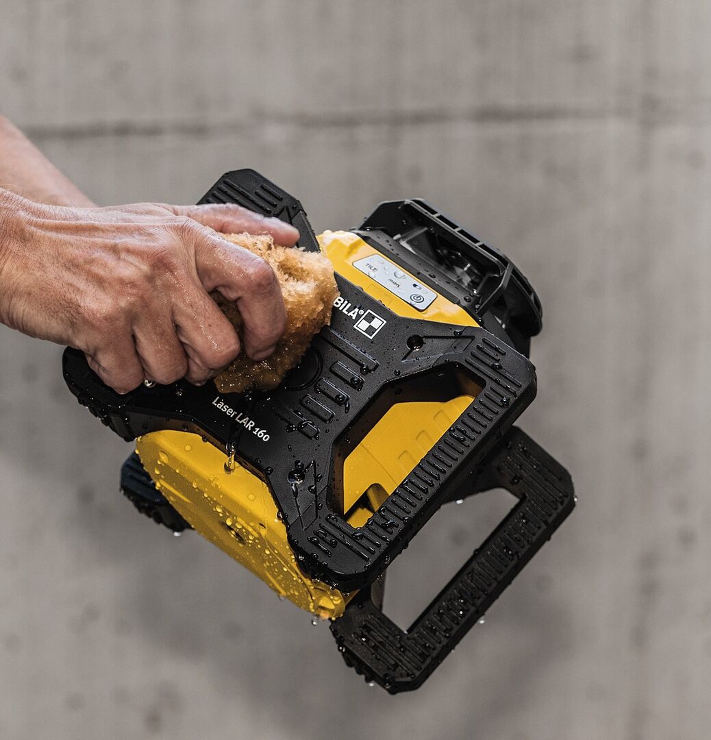 STABILA Rotationslaser Set LAR160 7-teilig inkl. Empfänger Stativ Nivellierlatte