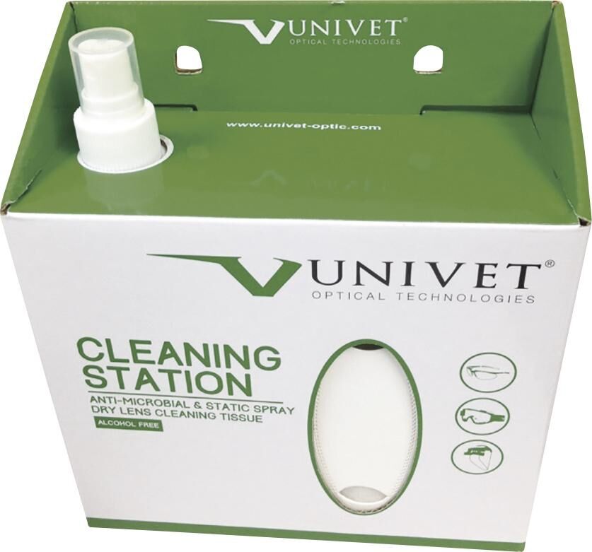 UNIVET Brillen Reinigungsstation 250ml 280 Tücher