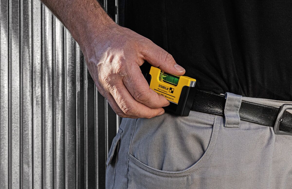 STABILA Taschenwasserwaage Pocket PRO Magnetic