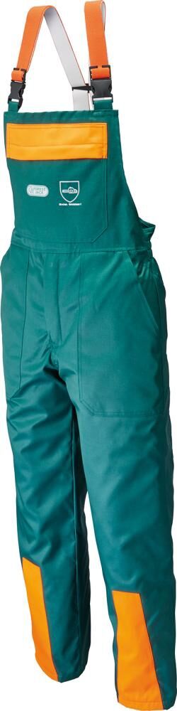 WATEX Schnittschutzlatzhose FJ Des.A,Cl.1,48,grün/orange