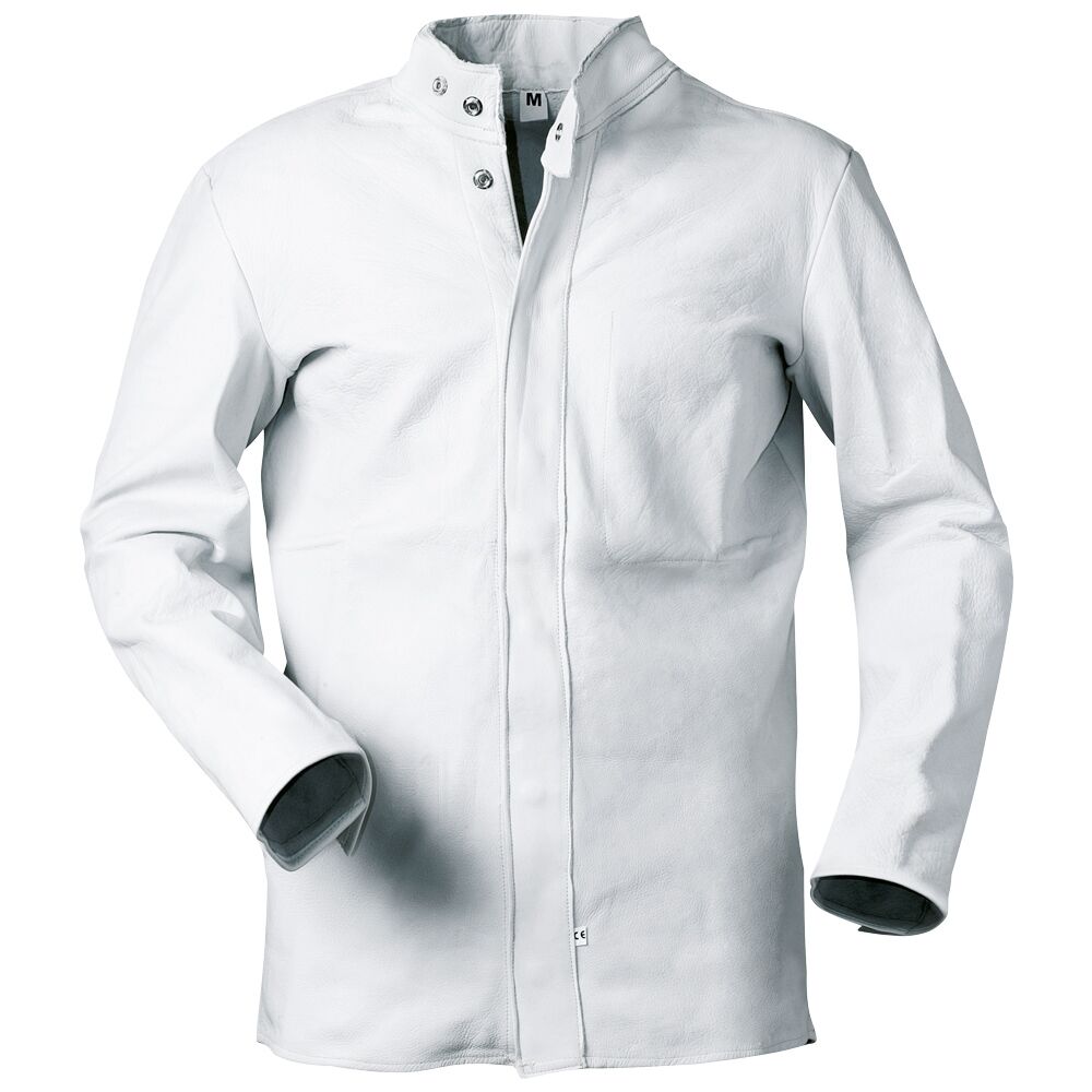 Schweißer Rind-Volleder Jacke 2805 fb. weiß Gr. 2XL
