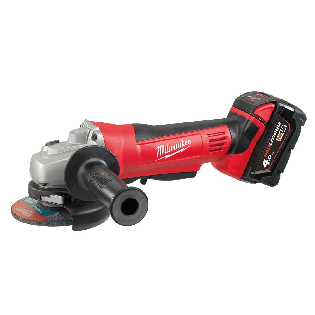MILWAUKEE Akku-Winkelschleifer HD18AG-115-402C 2x4Ah Ladeg Koffer