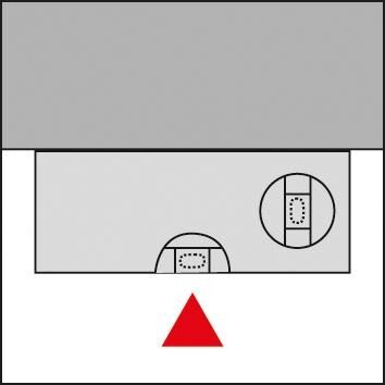 FORMAT Magnet-Wasserwaage Leichtmetall rot pulverbeschichtet 40cm