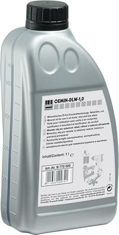 SCHNEIDER Mineralisches Druckluft Öl für DL-Werkzeuge im 1 Liter-Gebinde