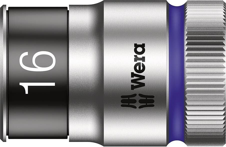 WERA Steckschl.-Einsatz 1/2" 16mm 6kt. Haltefür