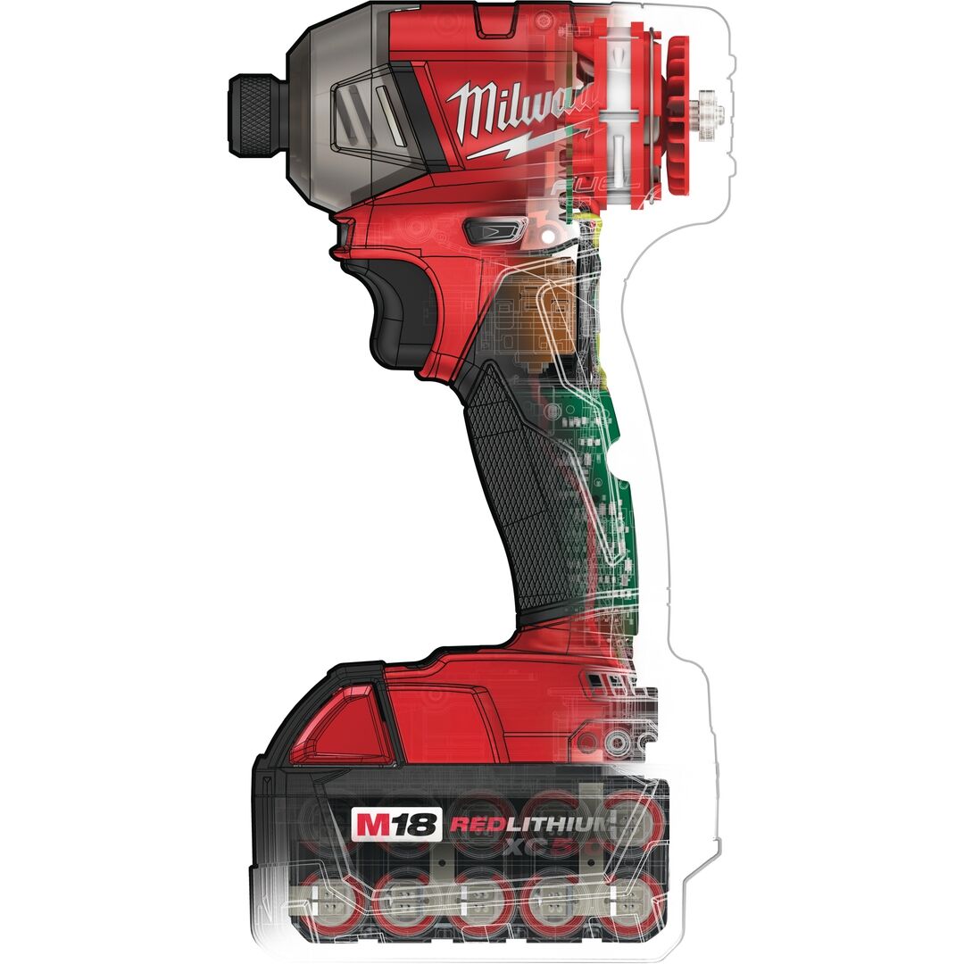 MILWAUKEE Akku-Schlagschrauber 1/4" Hex M18FQID-502X 2x18V/5Ah Box