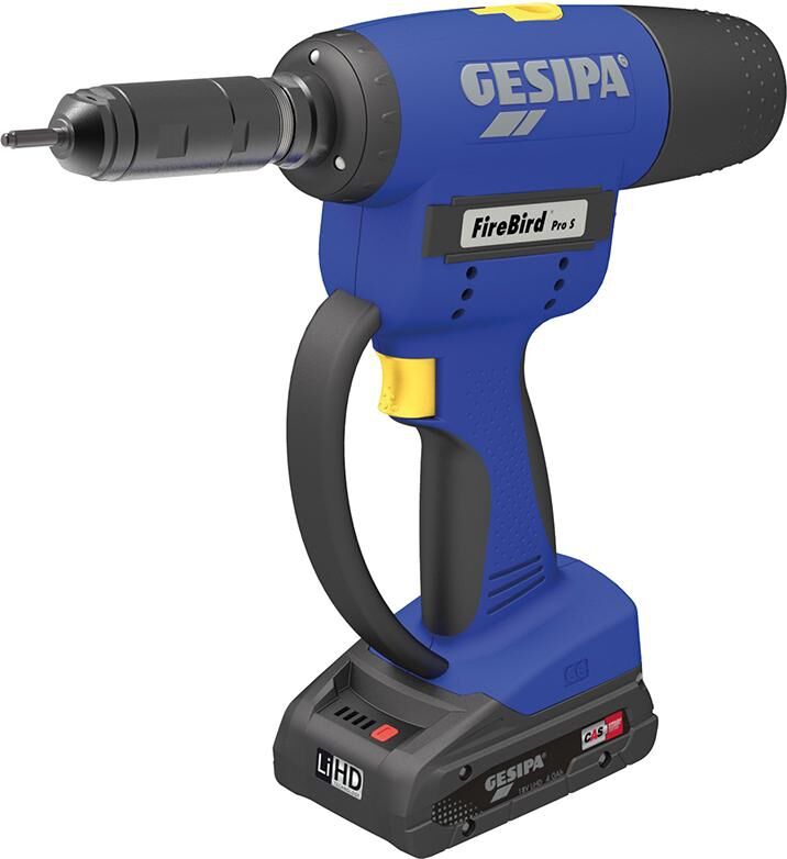 GESIPA Akku-Blindnietmuttergerät FireBird Pro S Gold LBOXX
