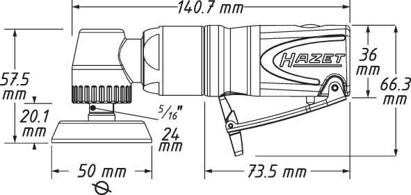 HAZET Mini-Polierer 9033M-9