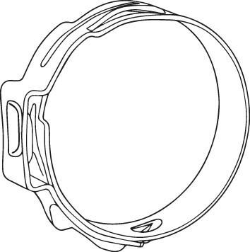 KNIPEX 10 99 I220 Ohrklemmenzange schwarz atramentiert 220mm