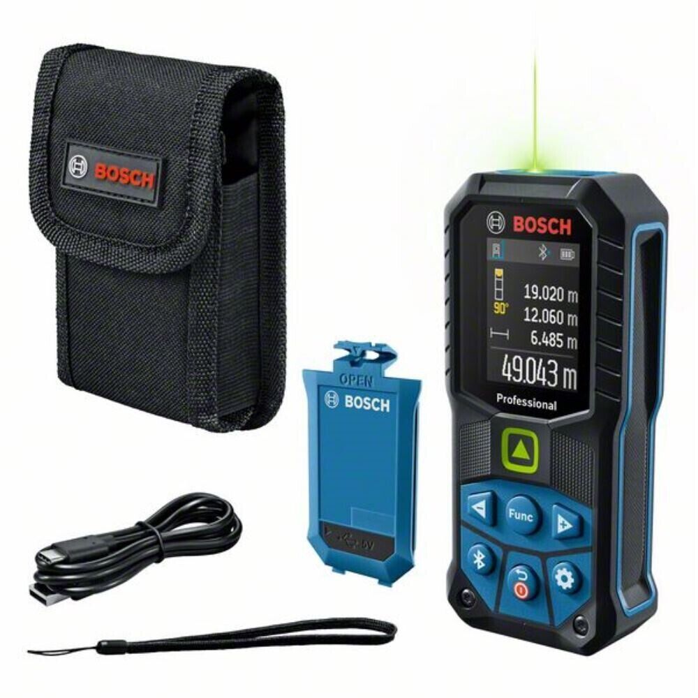 BOSCH Laser-Entfernungsmesser GLM 50-27 CG Schutztasche Trageschlaufe