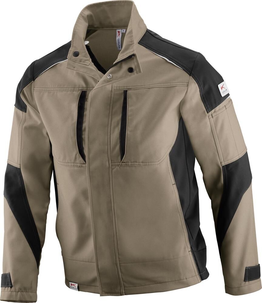 KÜBLER Jacke Arbeitsjacke ACTIVIQ Gr. XXL sand/schwarz