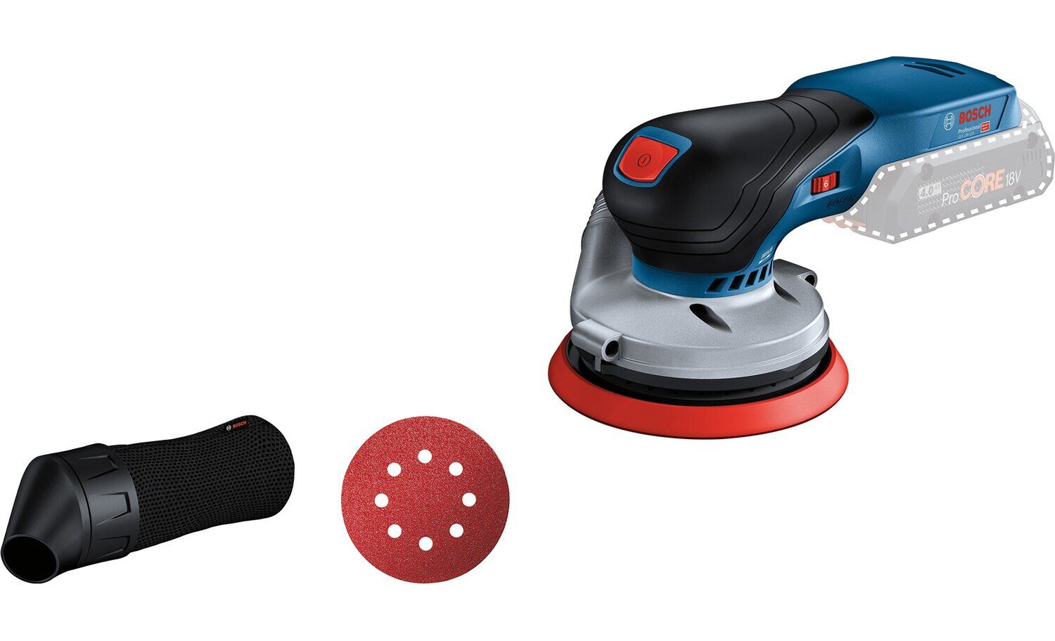 BOSCH Akku-Exzenterschleifer GEX 18V-125 Solo in L-Boxx