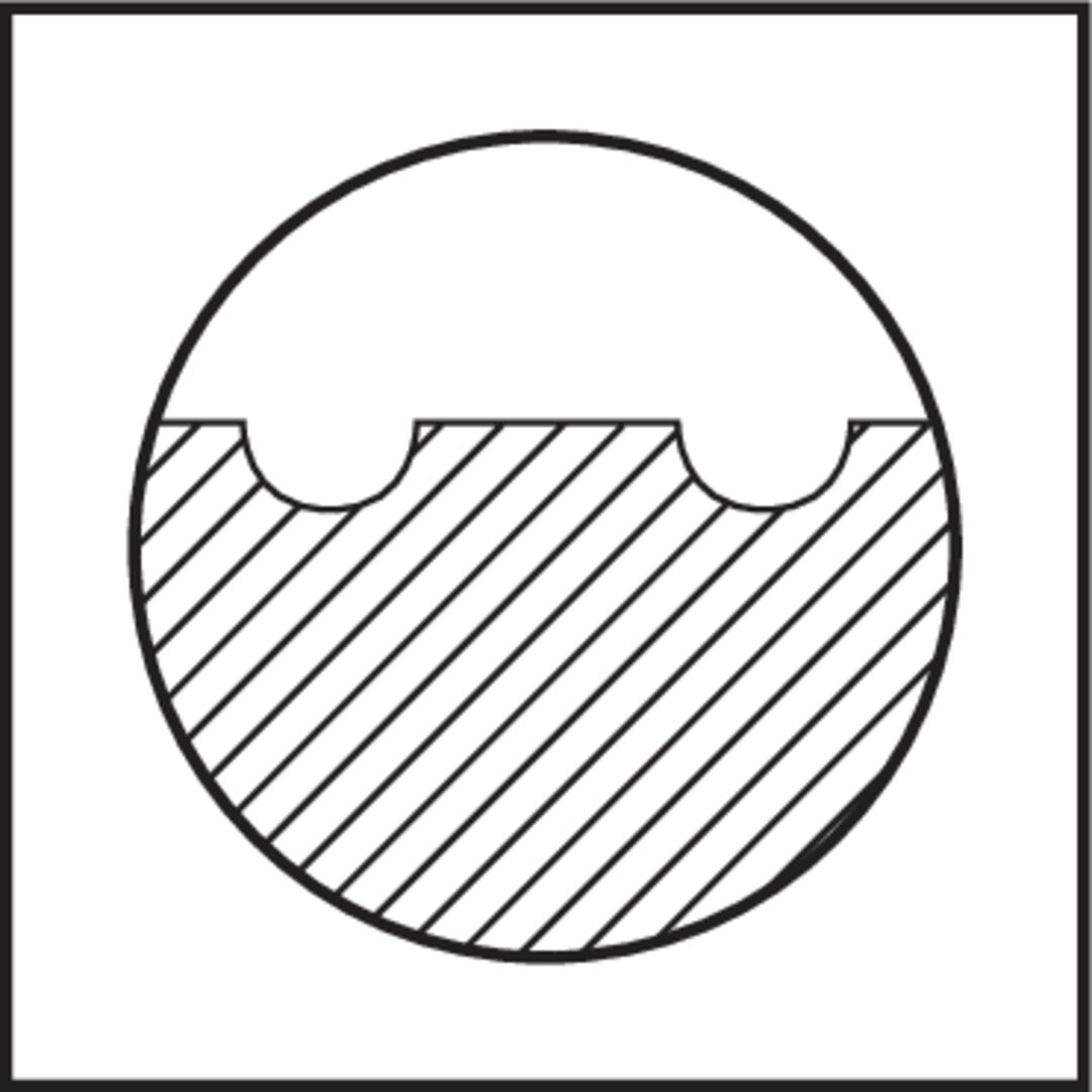 FORMAT Walzenstirnfräser DIN1880 HSSE 40x32 NF