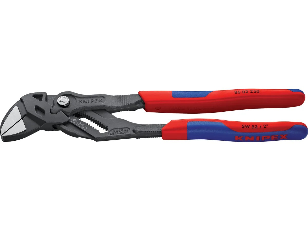 KNIPEX 86 02 250 Zangenschlüssel Mehrk. grau atrA 250mm