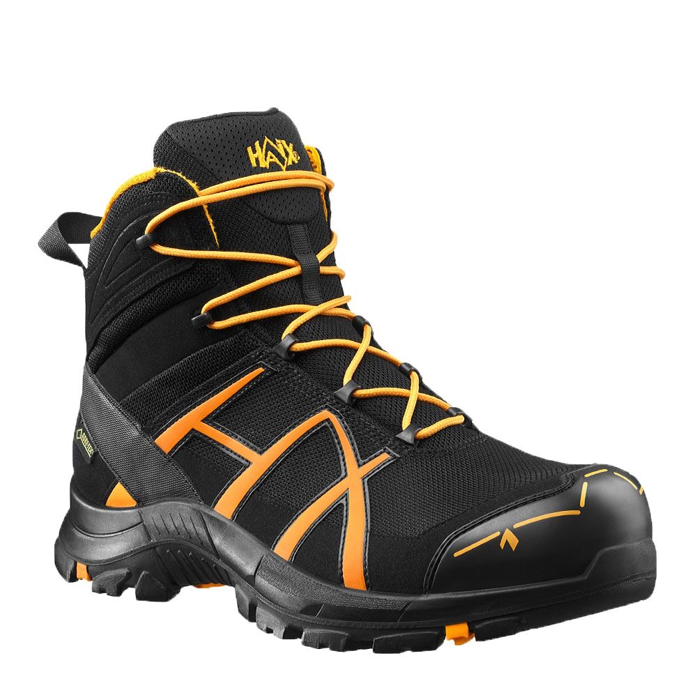 HAIX Sicherheitsstiefel Safety 40 MID S3 Gr. 42 UK 8 black-orange