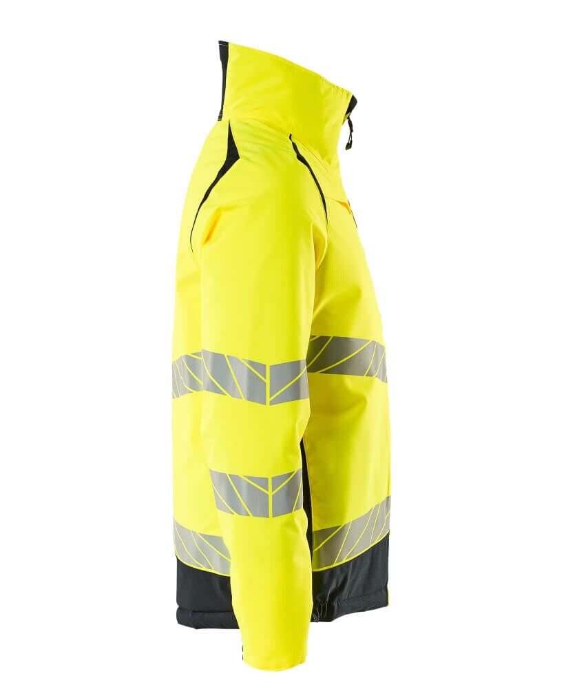 MASCOT Warnschutz Winterjacke Climascout Accelerate Gr. XL hi-vis gelb/blau 19435-231
