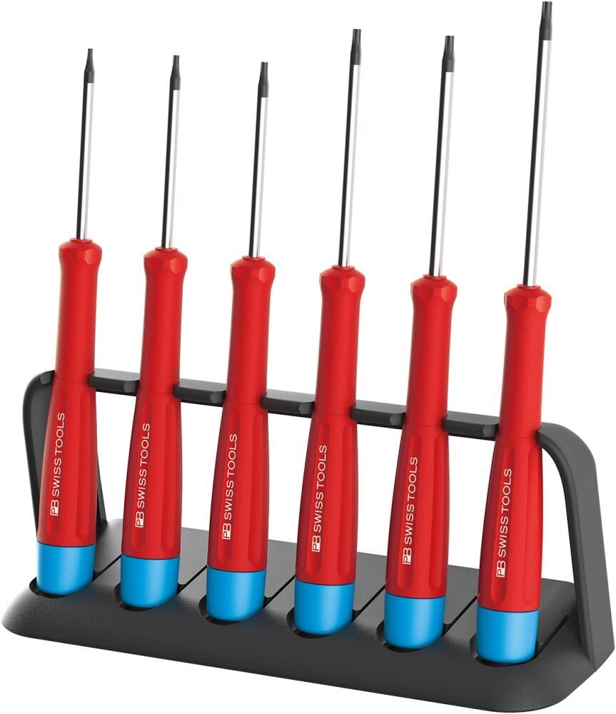 PB SWISS TOOLS Elektronik-Schraubendreher Set TX 6-teilig