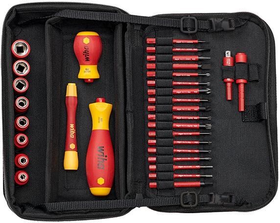 WIHA Werkzeug Set slimVario electric gemischt 31-tlg in Funktionstasche