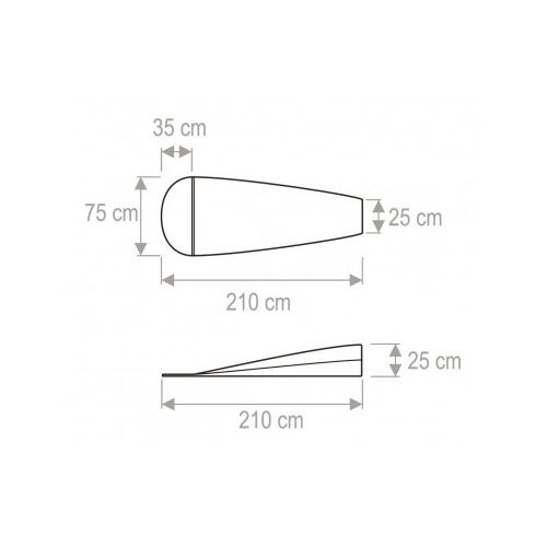 VAUDE Inlet Mummy Schlafsack-Inlet Biwak I.2 red