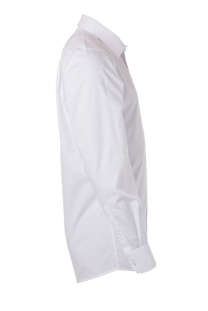 JAMES & NICHOLSON Langarmshirt Poplin Gr. XXL white JN678