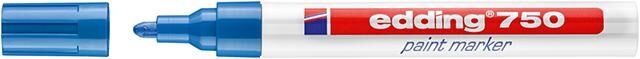EDDING Lackmarker 750 4-750003 2-4mm Rundspitze permanent blau