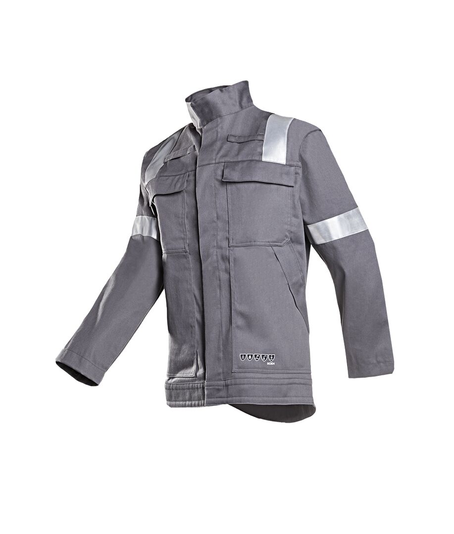 SIOEN Multinormjacke MONTERO mit Reflexstreifen grau Gr. 46