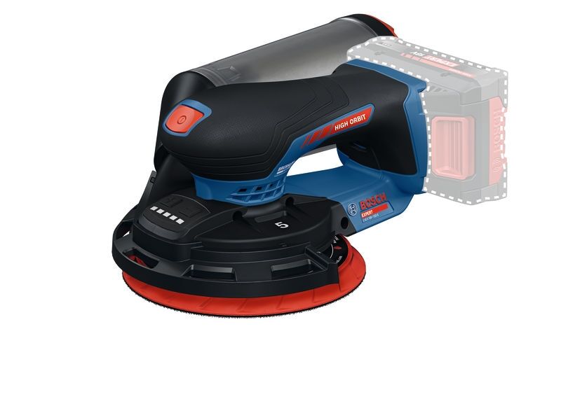 BOSCH Akku-Exzenterschleifer EXEX18V-150-5, solo, in L-BOXX