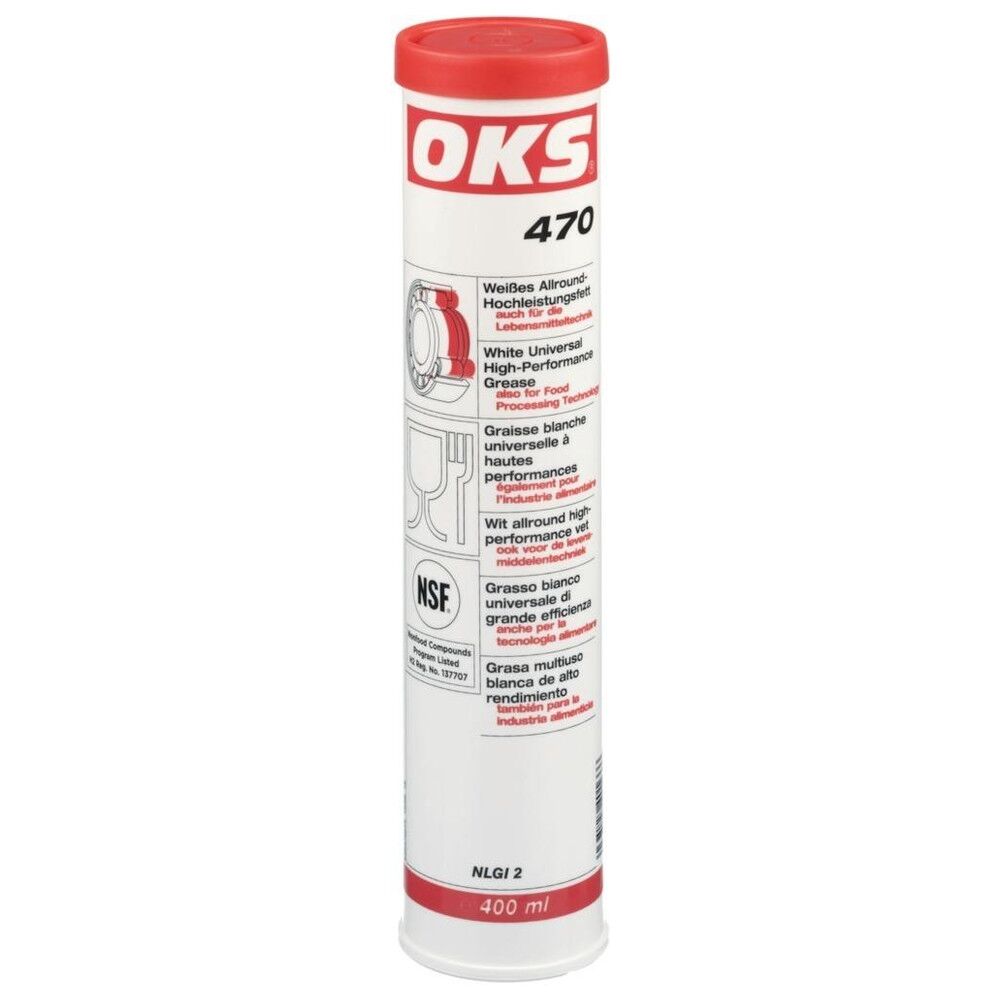 OKS 470 Weißes Allround-Hochleistungsfett 400g