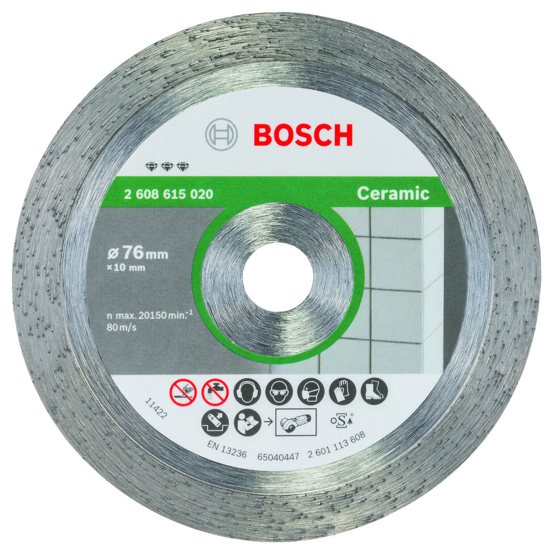 BOSCH Diamanttrennscheibe 76x10x1,5mm Best for Ceramic