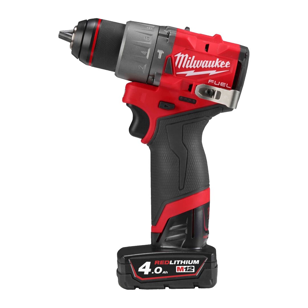 MILWAUKEE Akku-Schlagbohrschrauber M12FPD2-402X 2x12V 4Ah Ladegerät