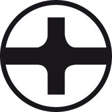 WERA VDE PlusMinus--Schraubendreher Schlitz Phillips PH/S 2x100mm