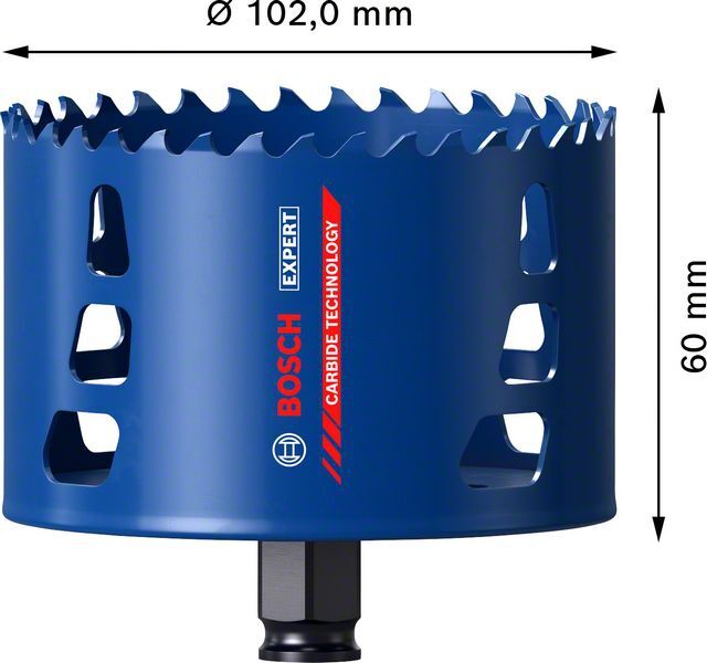 BOSCH Lochsäge EXPERT ToughMaterial 102mm