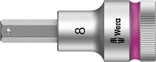 WERA Schraubendreher-Einsatz 1/2" 8x 60mm i 6kt. HF