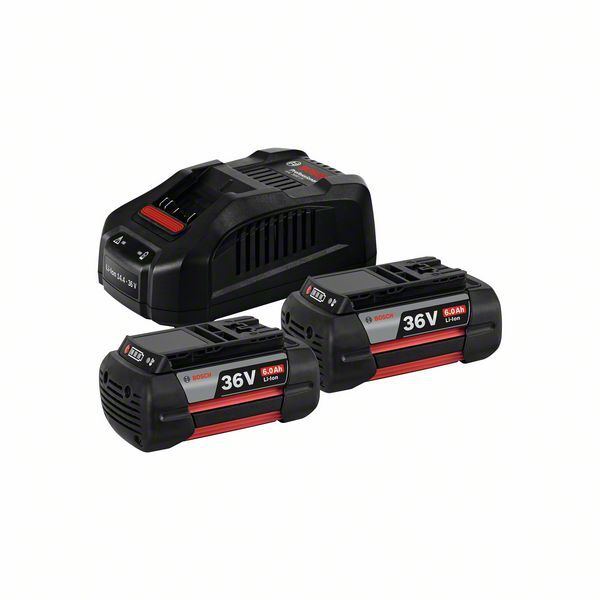 BOSCH Starter Set 2xGBA 36V 6Ah Ladegerät GAL 3680CV