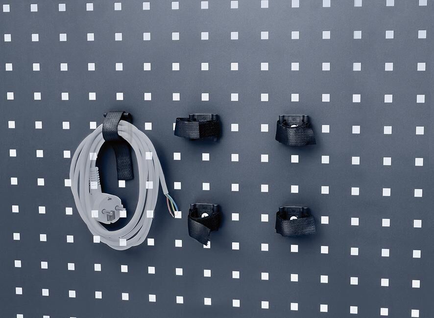 BOTT Perfo-Fixhalter mit Klettband,VE 5