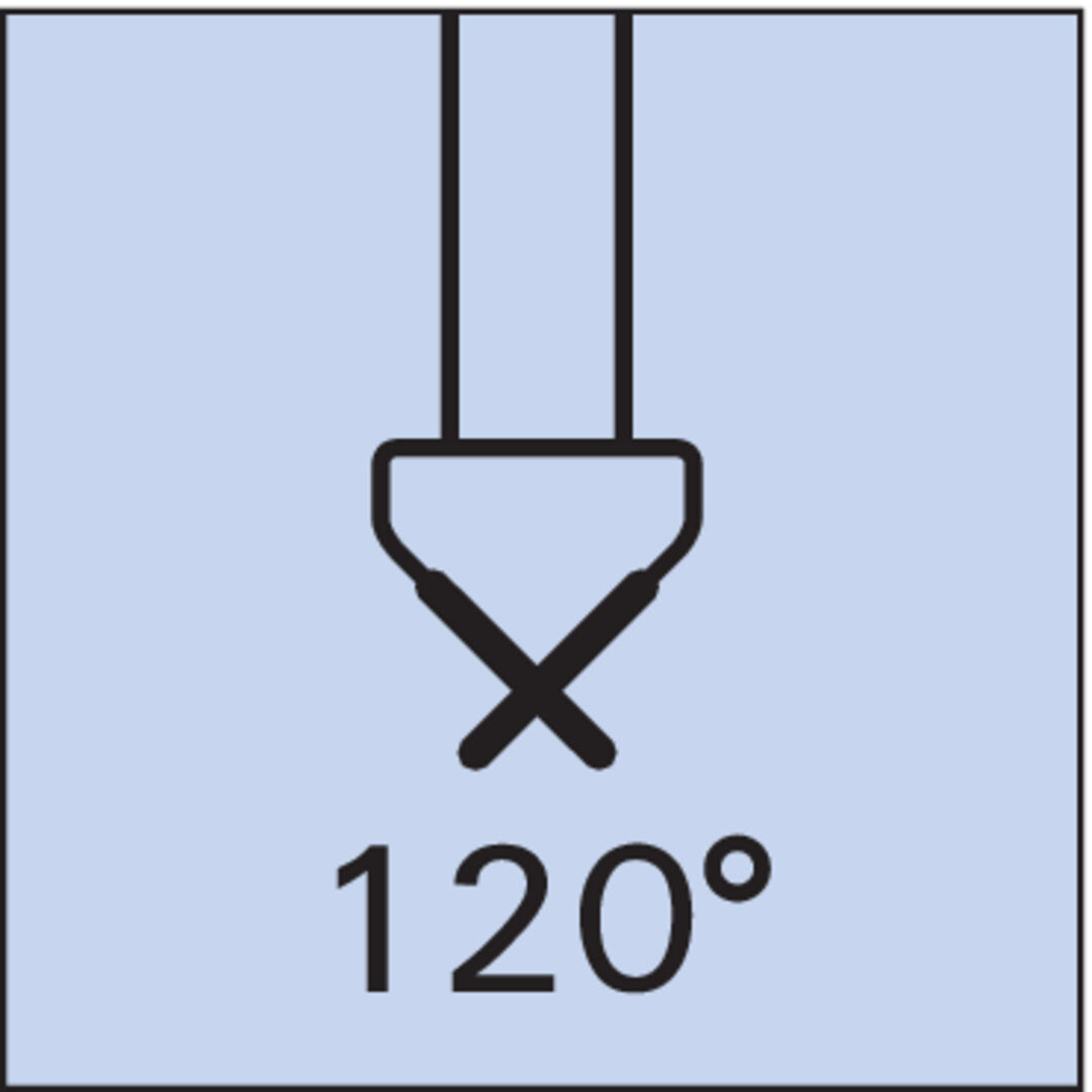 FORMAT Kegelsenker HSS 120G TiN 6,3mm