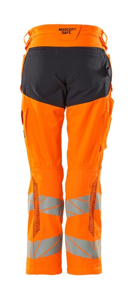 MASCOT Accel Safe Bundhose Damen Diamit Gr. 82C46 hi-vis or/schwarzbl 19578-236