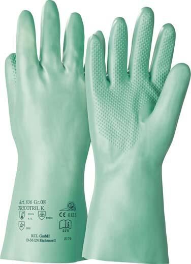 KCL Schutzhandschuhe TRICOTRIL K 836 grün 300mm Gr. 11