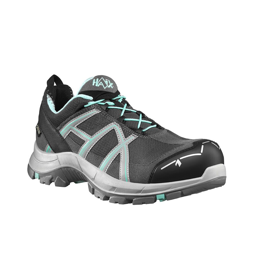 HAIX Sicherheitsschuhe Safety 40.1 S3 Gr. 42 UK 8 ESD GTX Ws low grey-mint