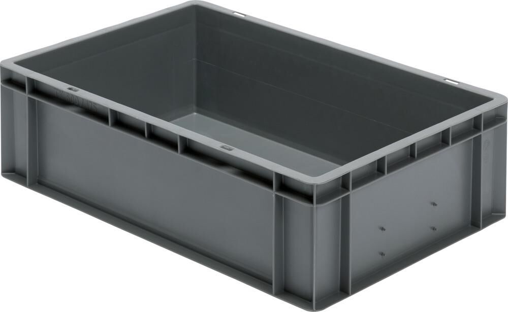 LA-KA-PE Stapeltransportkasten 600x400x175mm grau