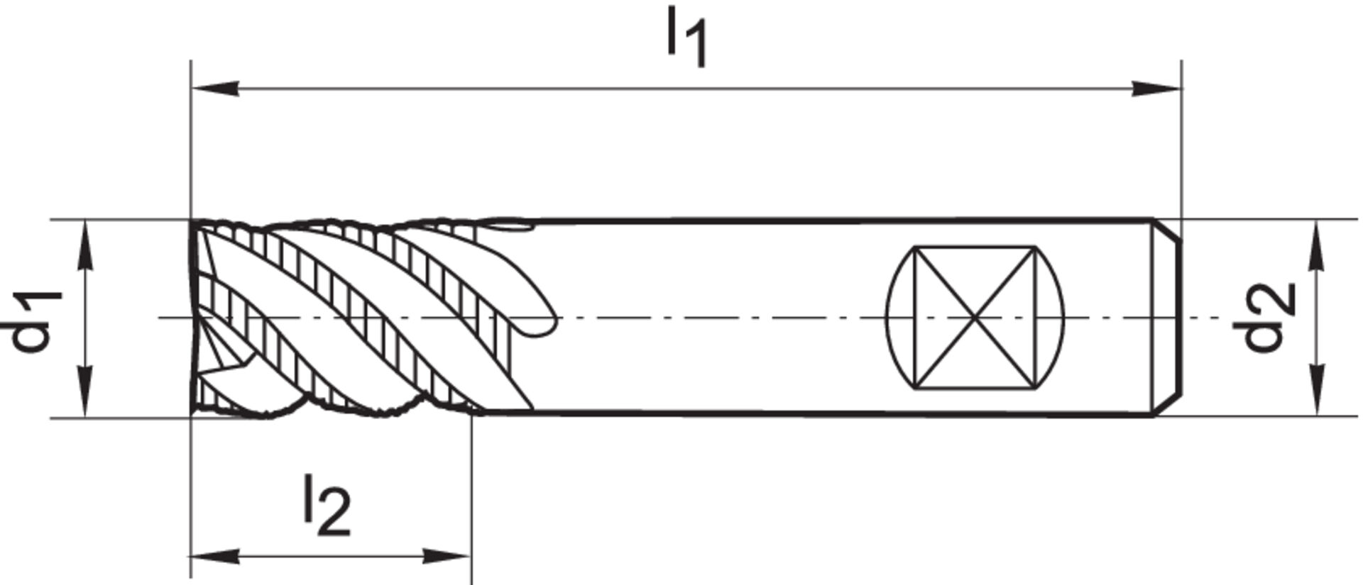 FORMAT Schruppfräser 6,0mm WN VHM TiALN HB Z4 K HR