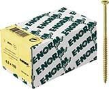 E-NORM PRO Spanplattenschraube ISR Teilgewinde verzinkt gelb 3,5x40/24 Kleinpaket