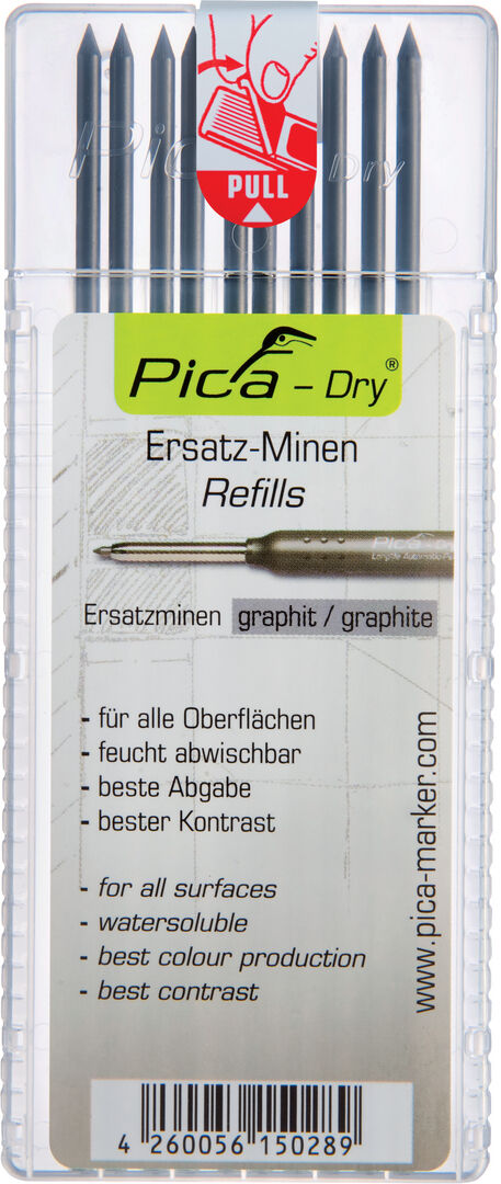 PICA-DRY-MARKER Ersatzminenset wasserfest weiß