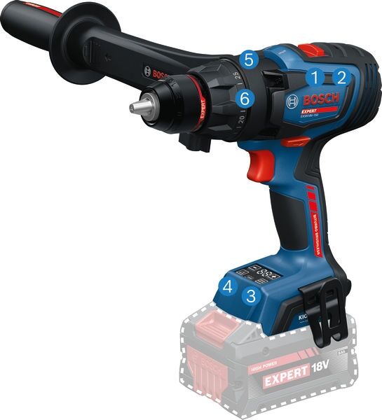 BOSCH Akku-Bohrschrauber EXSR18V-150 2x18V/8,0 Ah, Ladegerät, L-BOXX