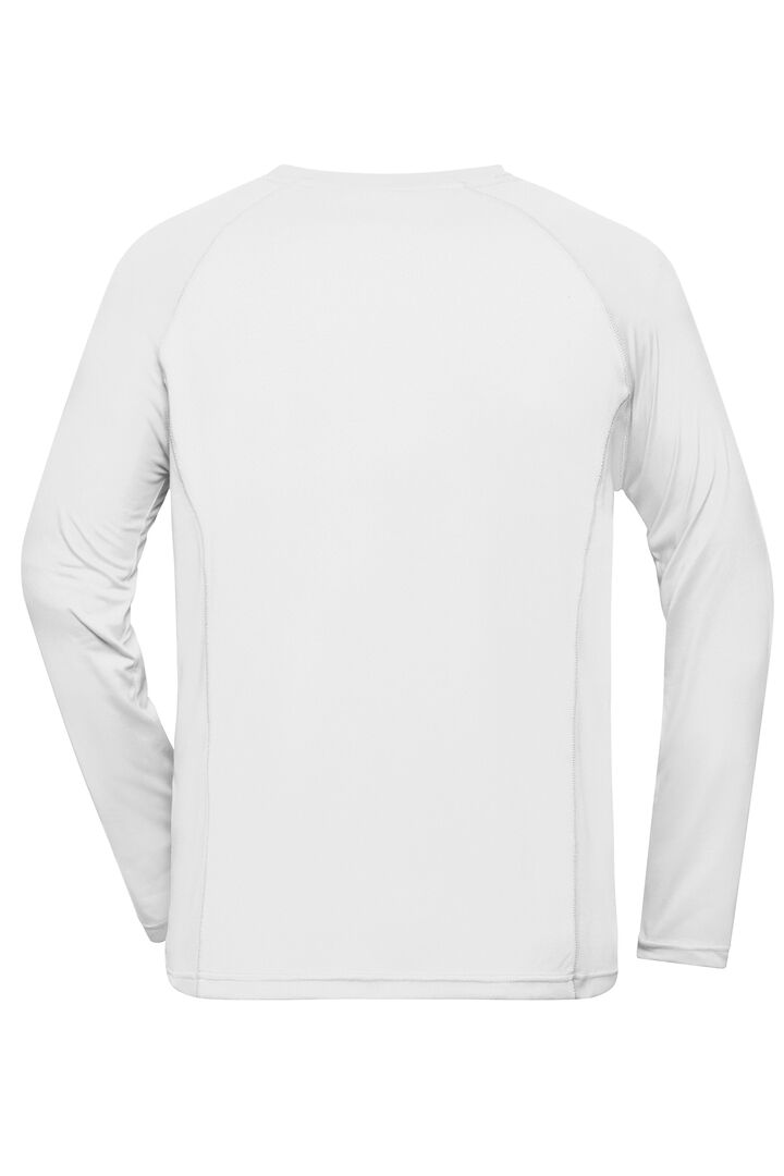 JAMES & NICHOLSON Langarmshirt Sport Gr. S white JN522