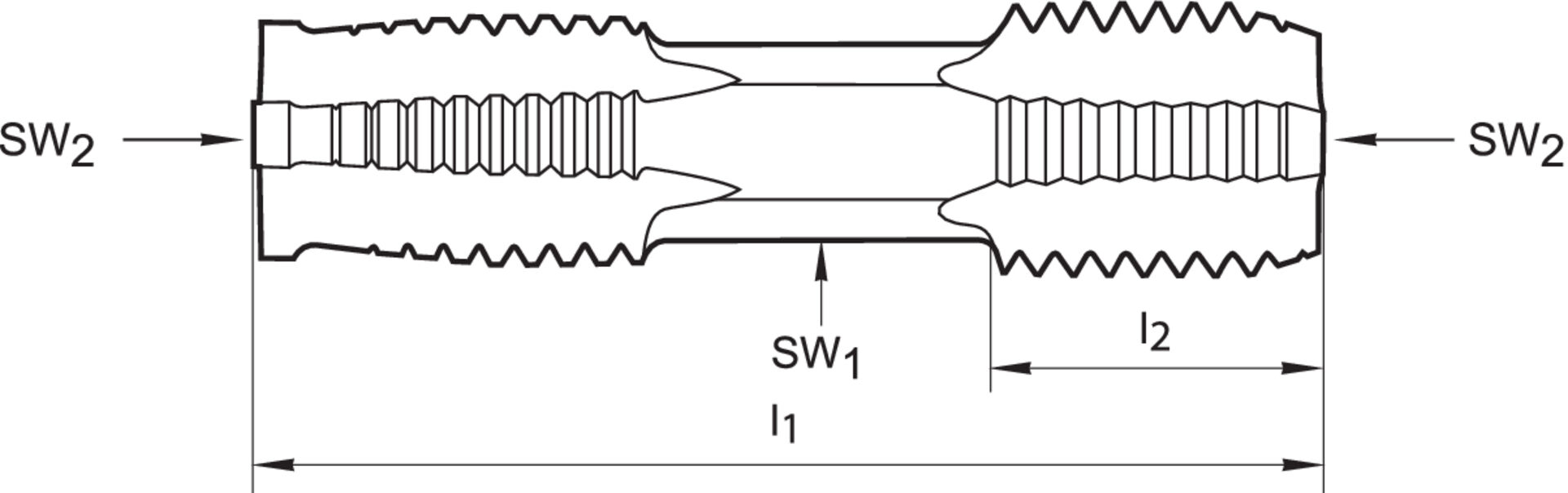 VÖLKEL Gewindebohrer doppels. M14