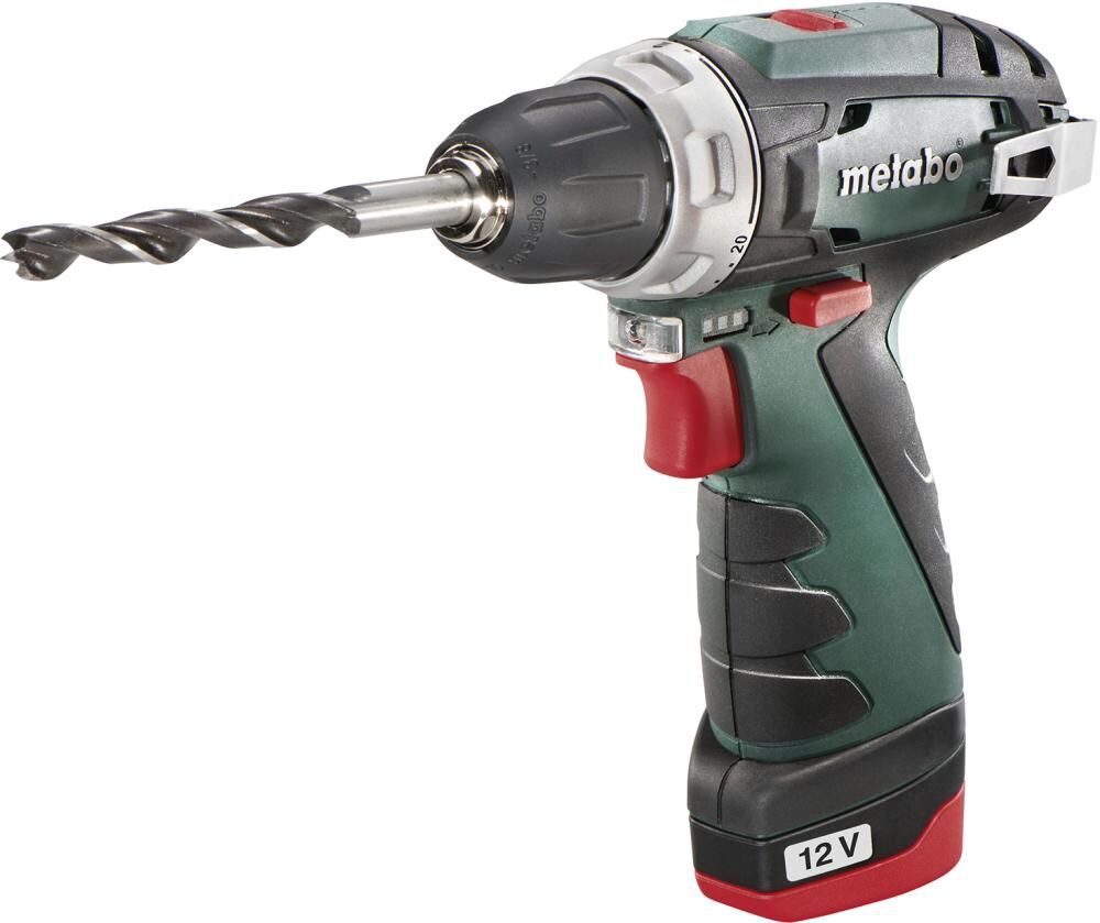METABO Akku-Bohrschrauber Power Max Basic 2x12V 2Ah Ladegerät im Koffer