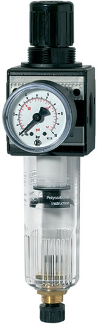 RIEGLER Filterregler MULTIFIX 1500 L/min mit Manometer 0,5-10bar G3/8"