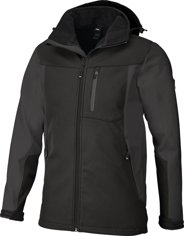FHB Jacke Jannik Softshell anthrazit/schwarz Gr. S
